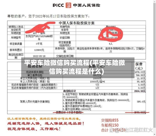 平安车险微信购买流程(平安车险微信购买流程是什么)-第2张图片