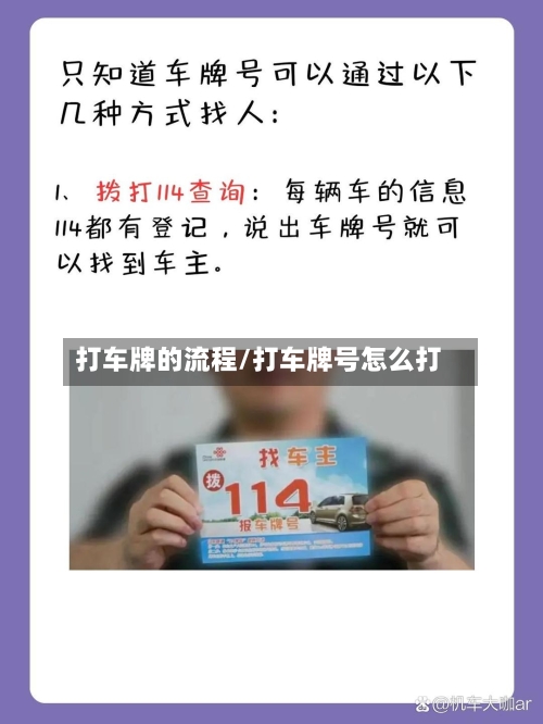 打车牌的流程/打车牌号怎么打