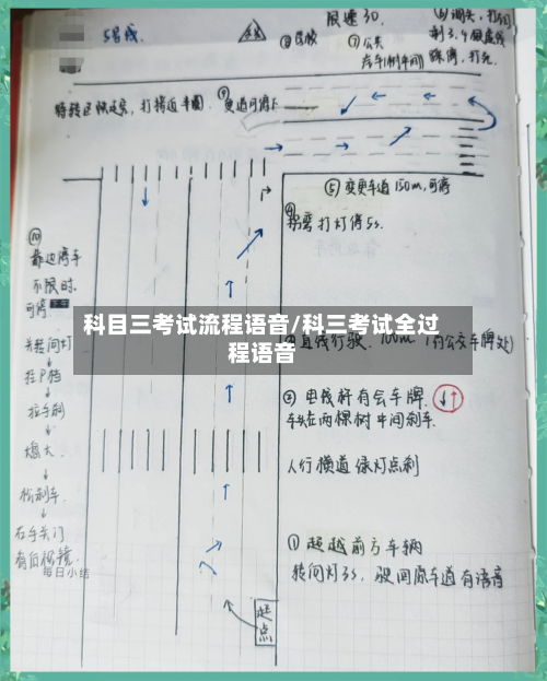科目三考试流程语音/科三考试全过程语音-第3张图片