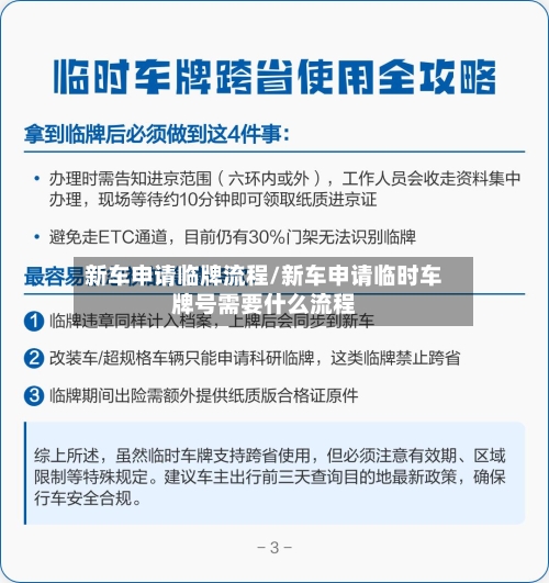 新车申请临牌流程/新车申请临时车牌号需要什么流程