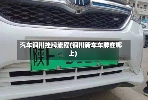 汽车铜川挂牌流程(铜川新车车牌在哪上)