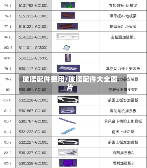 玻璃配件费用/玻璃配件大全图片