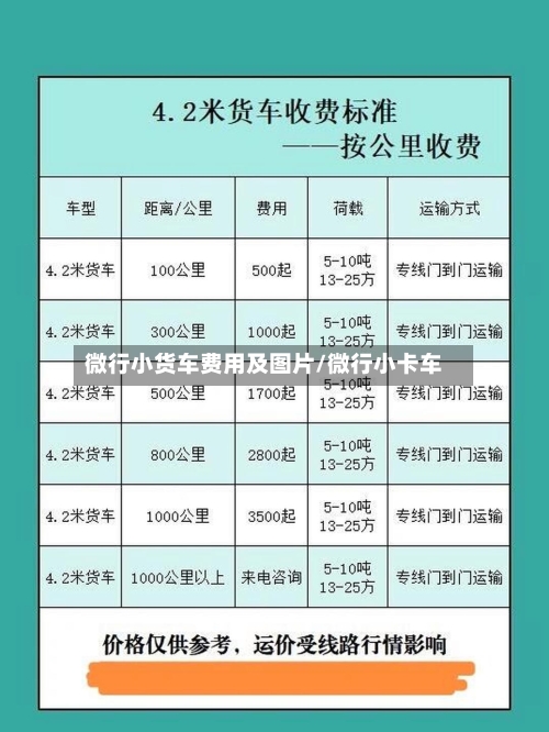 微行小货车费用及图片/微行小卡车